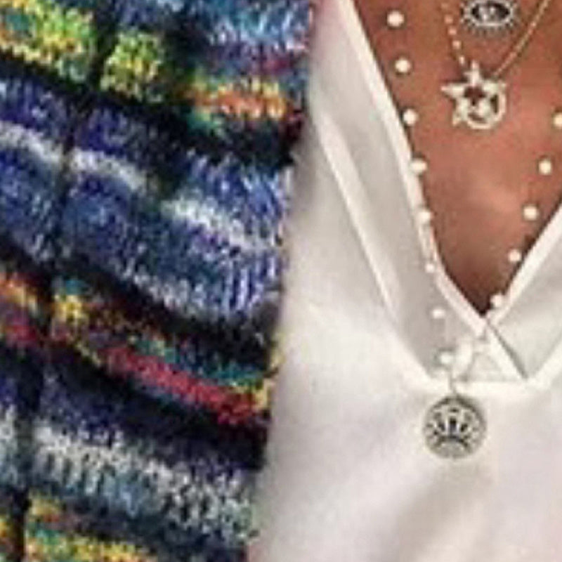 Women's Colorful Long Sleeve Cardigan Soft Boho Chic Knit Open Front Sweater For Spring And Fall Vacation CJ US