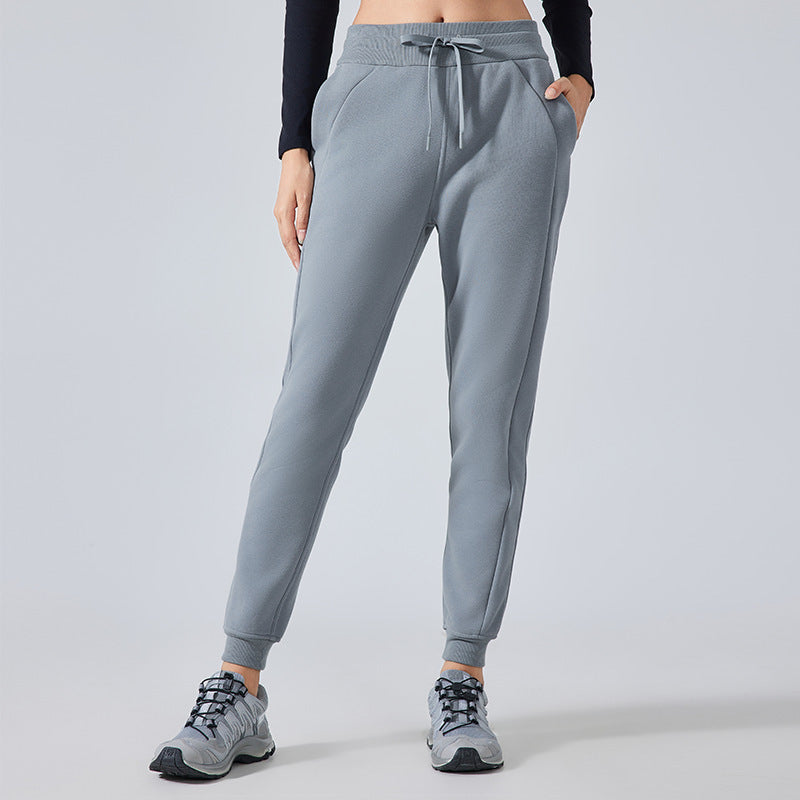 Fleece-lined Warm Leisure All-matching Track Sweatpants FitiqueFit
