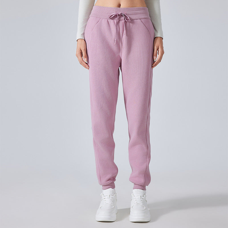 Fleece-lined Warm Leisure All-matching Track Sweatpants FitiqueFit