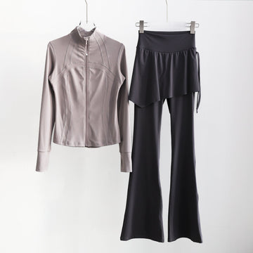 Gris púrpura y gris oscuro