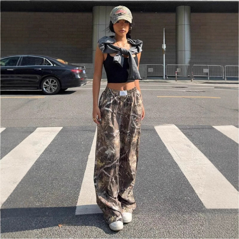 🧢 Women's Y2K Camouflage Cargo Pants FitiqueFit