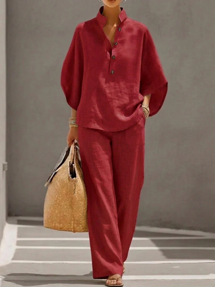 Women's Casual And Versatile Shirt Set Urban Outfit 