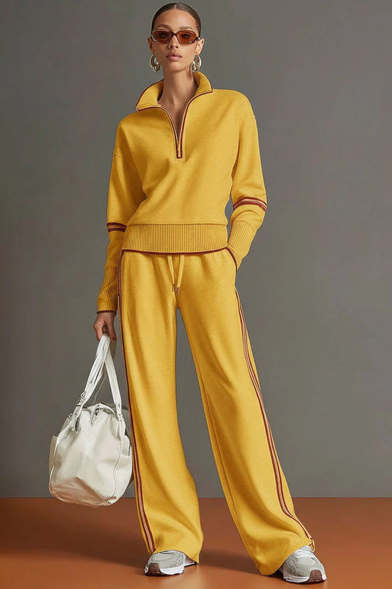 Women's Casual Fashionable Sports Long-Sleeve Suit 