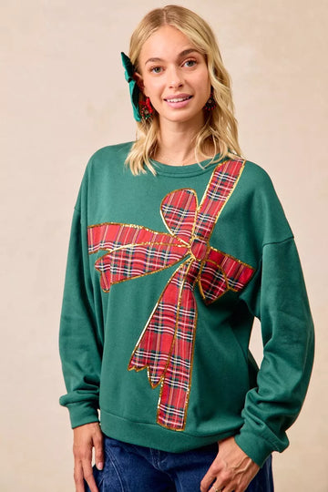 GREEN/RED PLAID