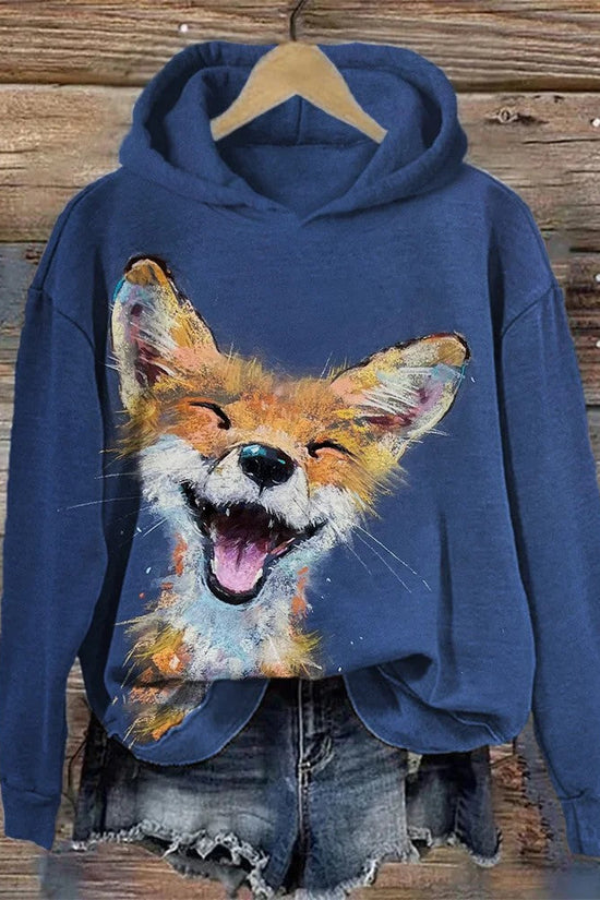 Womens 3D Digital Print Hoodie From Europe And The US 