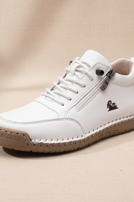 Handmade Stitching Female Soft Bottom Flat Shoes Casual 