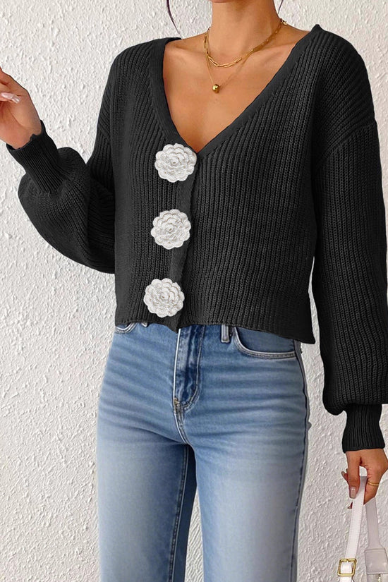 Women’s Knitted Crochet Cardigan CJ