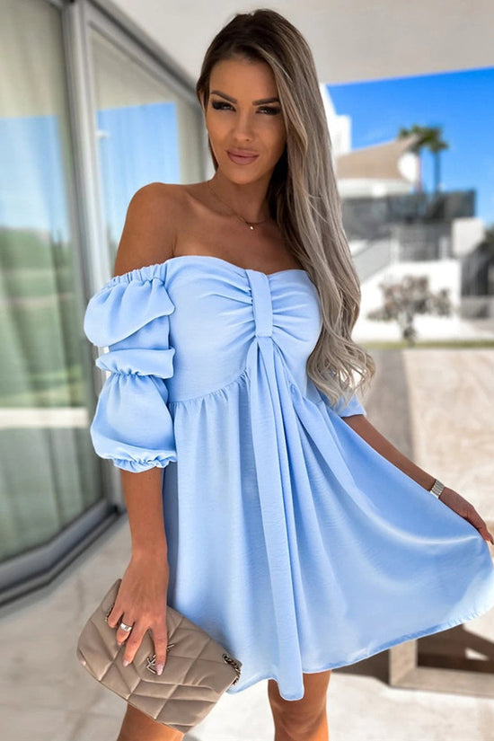 Strapless Off Shoulder Mini Short Dresses for Women CJ