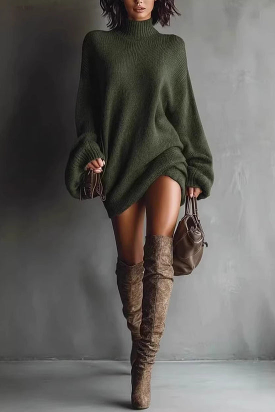 New Autumn Knitted Dress For Women 