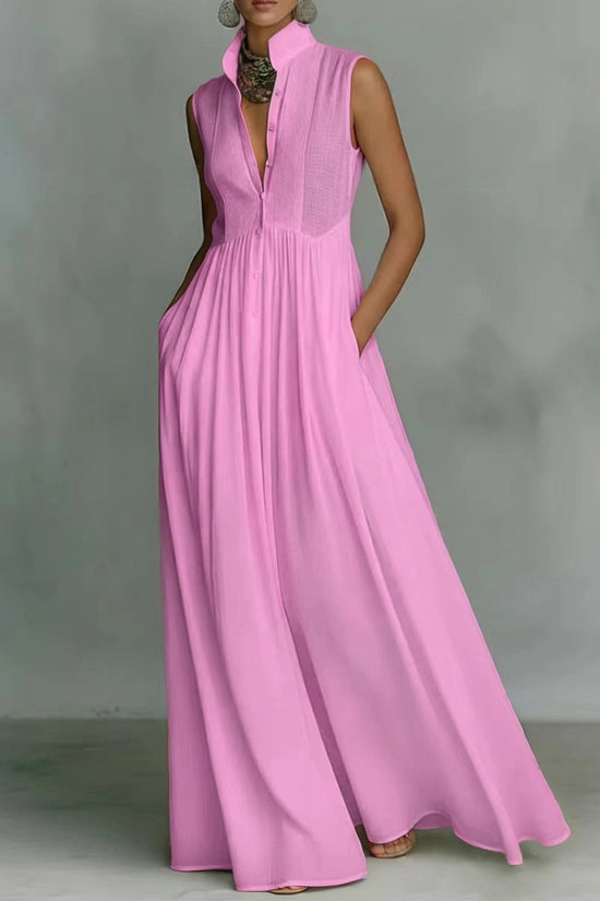 Long Vacation-style French-colored Dress 