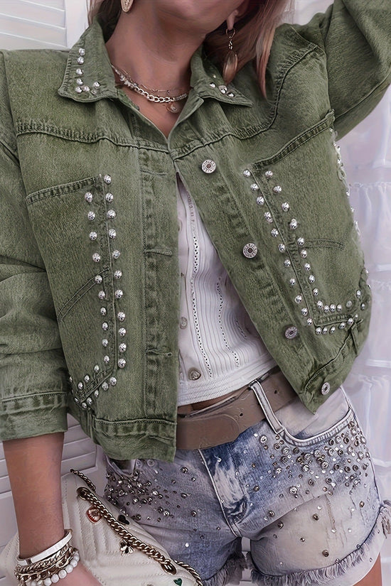 Women’s Studded Denim Jacket 