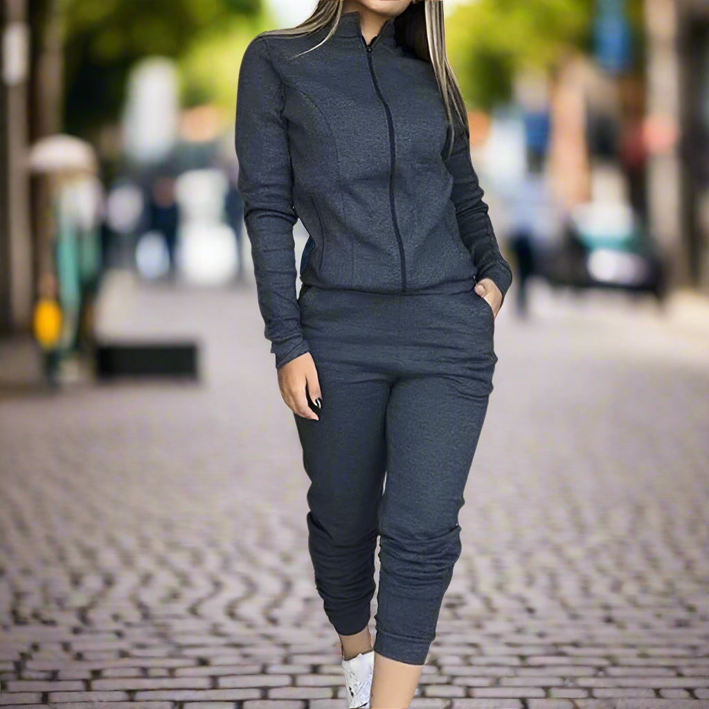 Women's Street Shooting Casual Suit Two-piece Suit FitiqueFit