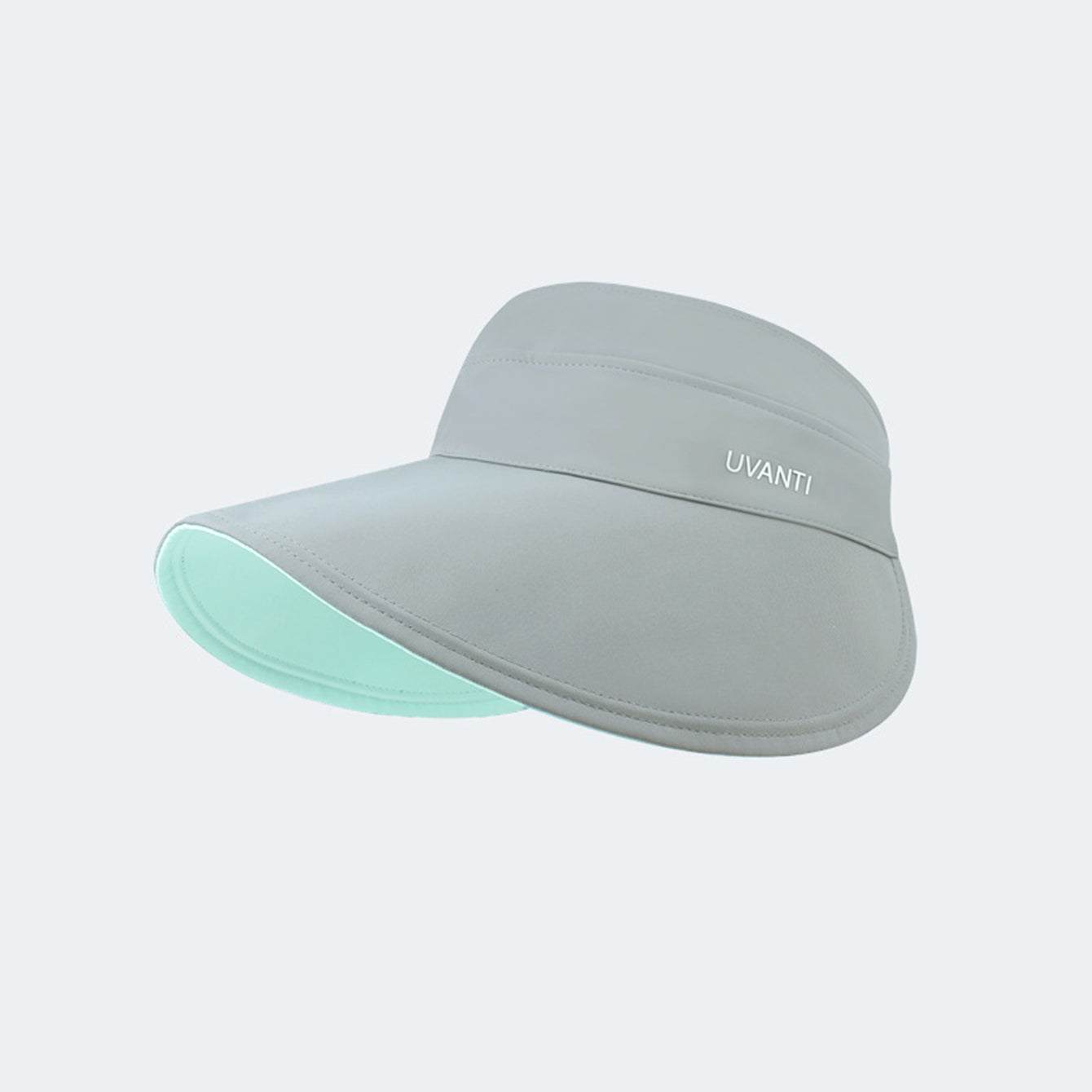 Solid-color Simple Double-sided Wide-brimmed Hat With Empty Crown, Light And Fresh Outdoor Wrap-around Style Large Brim, With Storage Function For Sun Protection. 