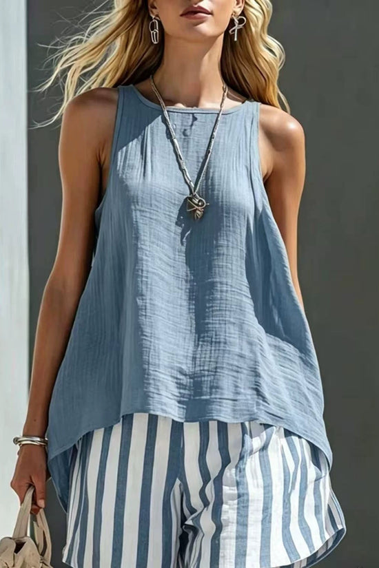 Solid Color V-Neck Long-Sleeve Shirt Womens Loose-Fitting Button-Up Top 