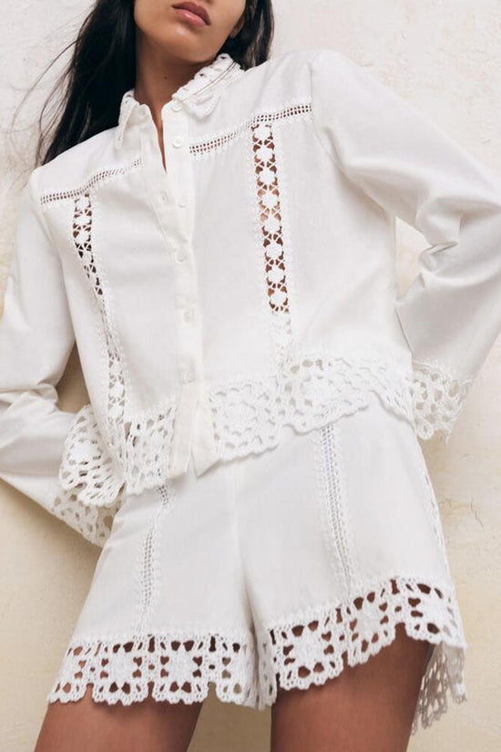 Women's Lace Hollow Out Jacket 