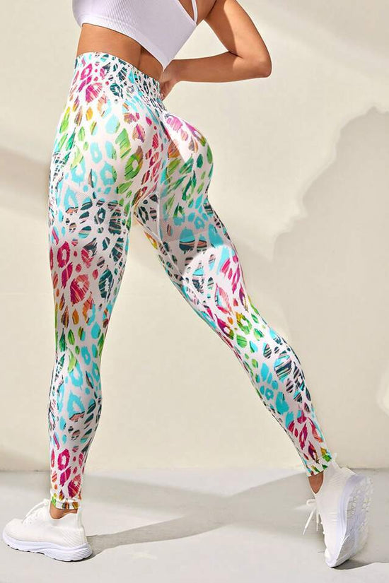 🍑 Printed Seamless High-Waist Hip-Lift Yoga Leggings FitiqueFit