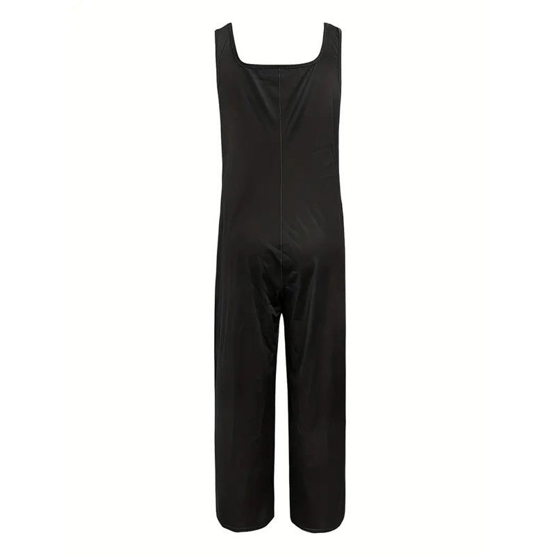 Women’s Square-Neck Floral Sleeveless Jumpsuit Diversi™
