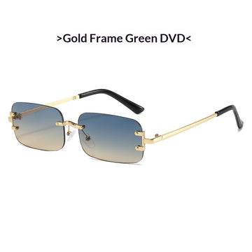 Gold Frame Green Yellow