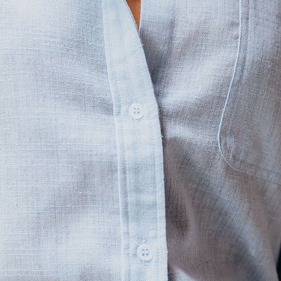 Simple Button Front Shirt, Elegant Long Sleeve Shirt Tops CJ US