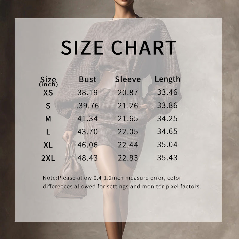 Women's Brown Bodycon Mini Dress, Boat Neck Long Sleeve Casual Dress With Belt 