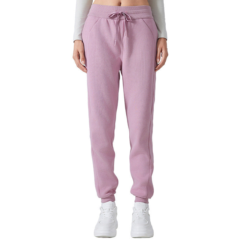 Fleece-lined Warm Leisure All-matching Track Sweatpants FitiqueFit