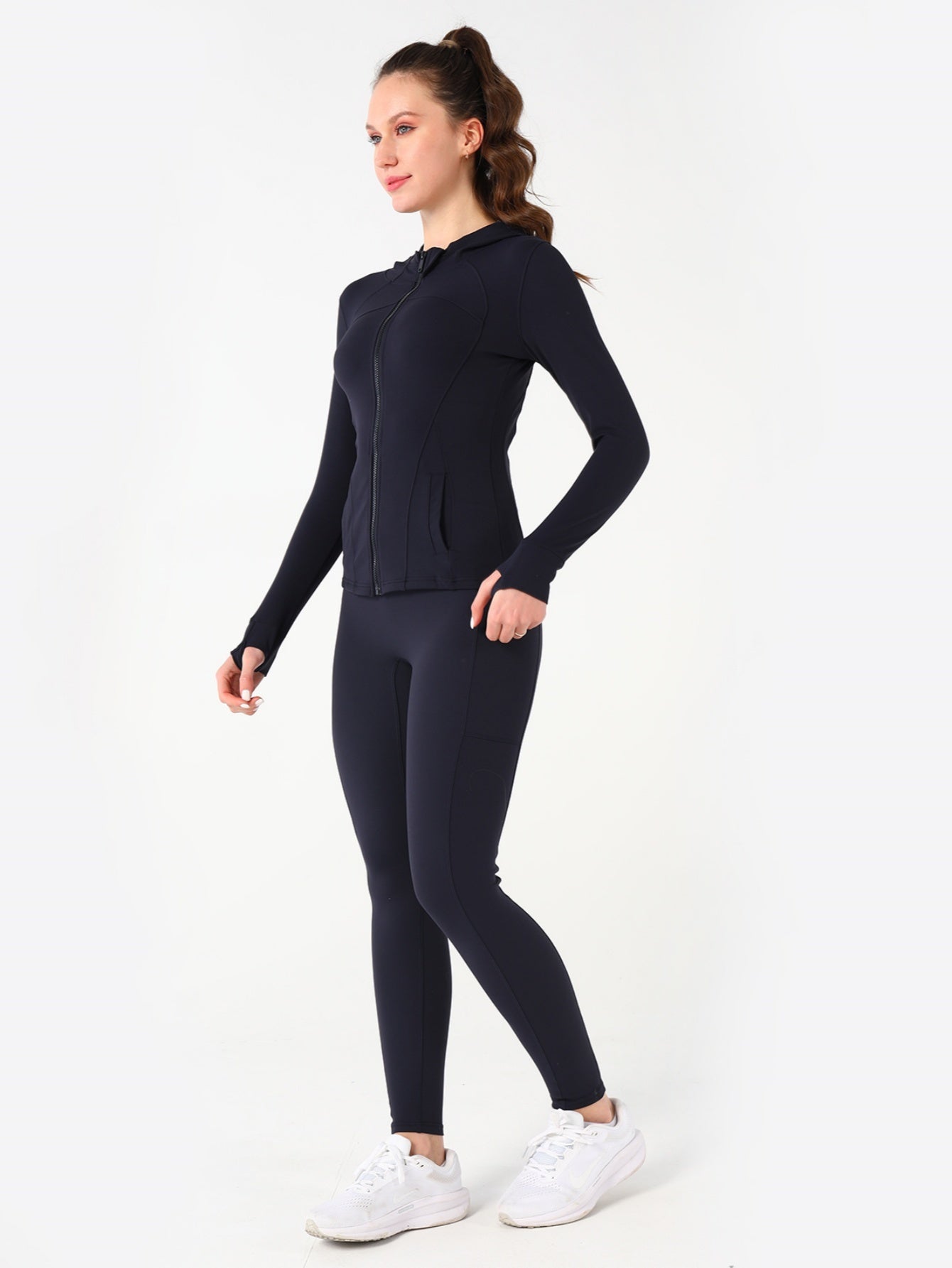 🖤 Women's Lightweight Hooded Yoga Jacket FitiqueFit