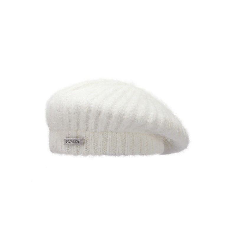 Women’s Cozy Wool Knit Beanie – Soft Warm Fall & Winter Hat - FitiqueFit