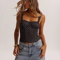  White Dots With Blacl Color
