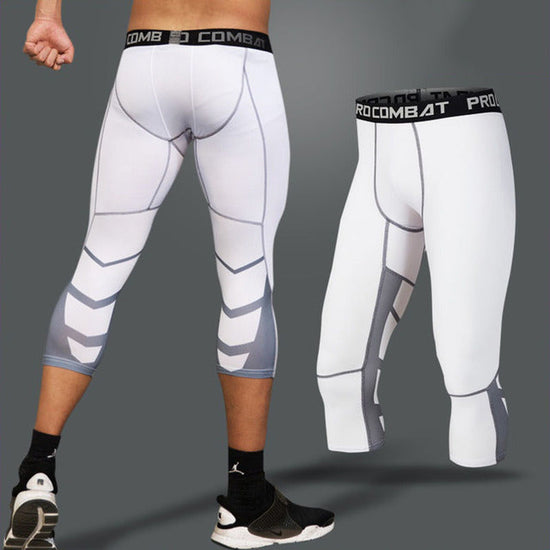 Men’s Lycra Compression Pants – High-Performance Cycling Tights FitiqueFit