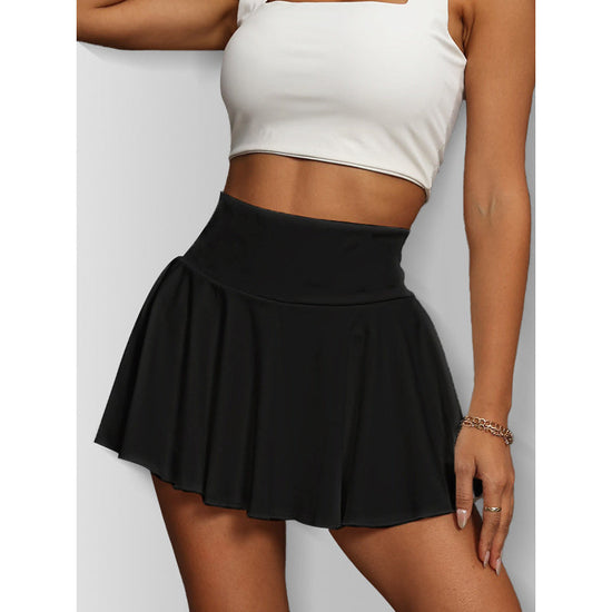 Women Tennis Skirt Golf Skorts Athletic High Waisted With Pockets CJ US