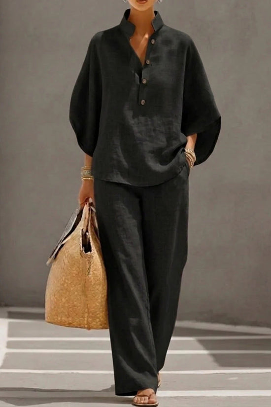 Women's Casual And Versatile Shirt Set Urban Outfit 