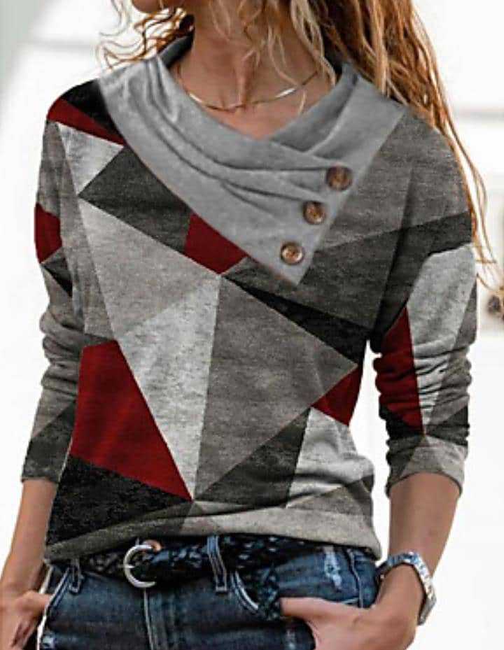 Women’s Plaid Button Down Shirt 