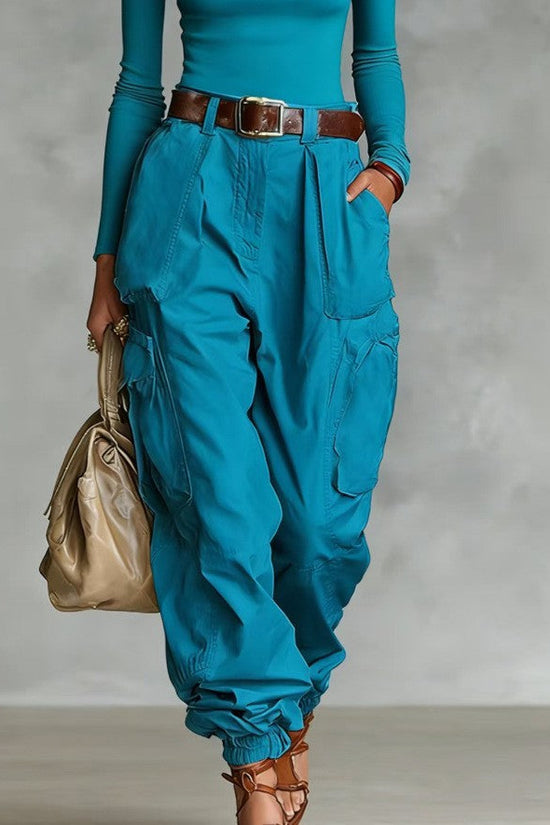 Niche Relaxed-fit Wide-leg Casual Trousers For Women 