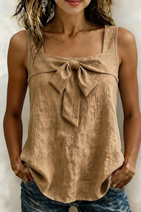 Women's Casual Square-Neck Sleeveless Tank Top 