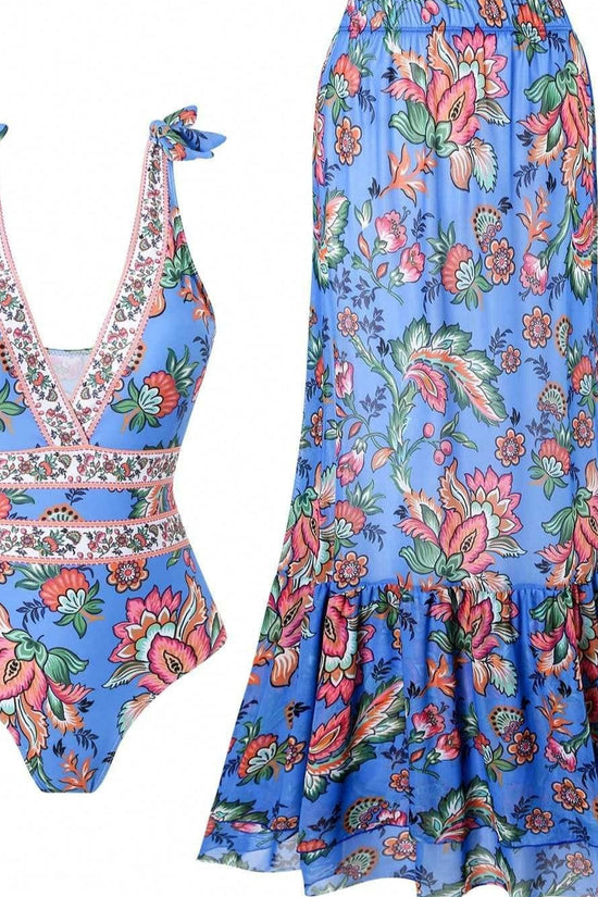 Ethnic Style One-piece Swimsuit For Women Beach Suit CJ