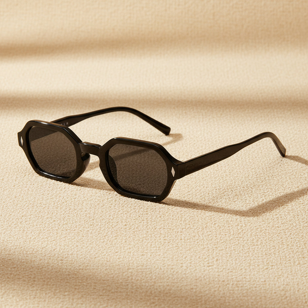 Polygonal Small-frame Sunglasses, European And American Style 
