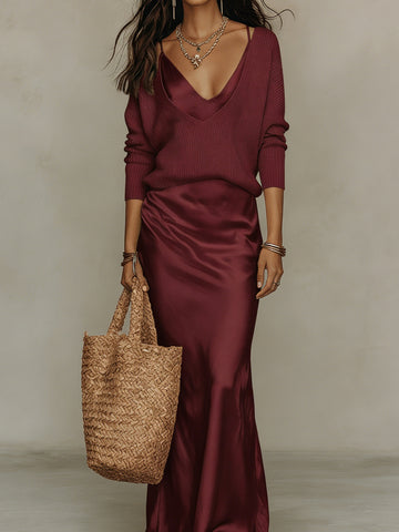Wine Red Suit