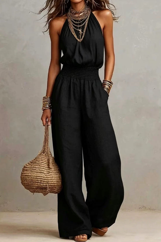 European And American Women's Backless Jumpsuit 