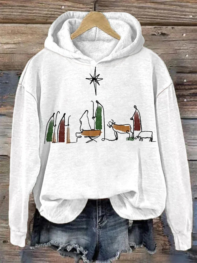 Womens 3D Digital Print Hoodie From Europe And The US 