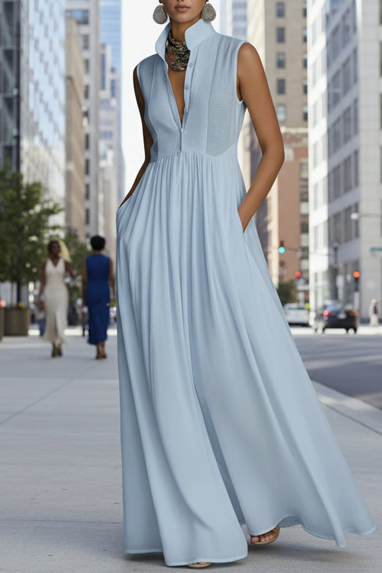 Long Vacation-style French-colored Dress 