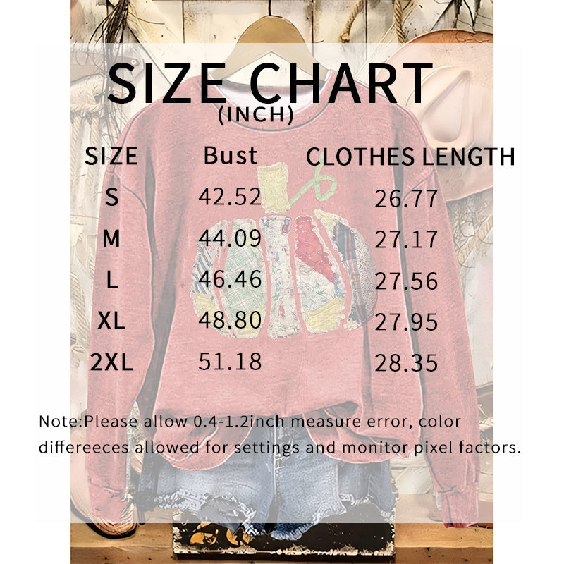 Women's Halloween Pumpkin Print T-Shirt Long Sleeve, Fall Thanksgiving Graphic Tee, Casual Holiday Gift Top CJ US