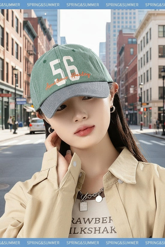 Plus-sized Deepening No 56 Baseball Cap Sun-proof Makes Your Face Look Smaller CJ