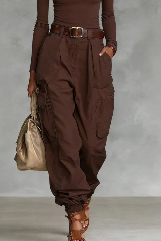 Niche Relaxed-fit Wide-leg Casual Trousers For Women 