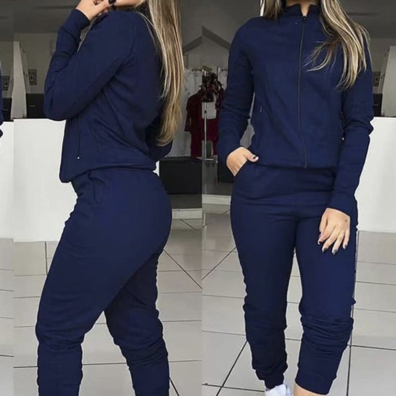 Women's Street Shooting Casual Suit Two-piece Suit FitiqueFit
