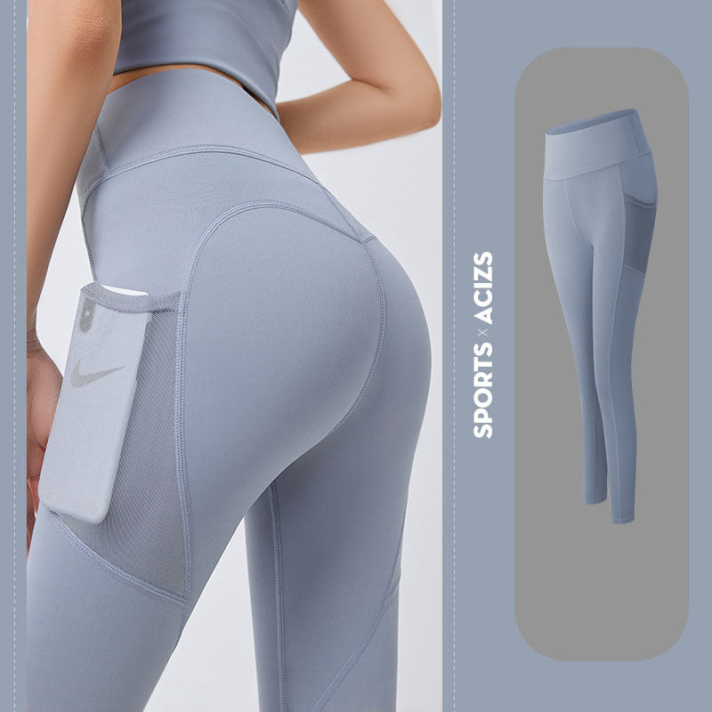 Yoga Pants Women With Pocket Leggings Sport Girl Gym Leggings Women Tummy Control Jogging Tights Female Fitness Pants FitiqueFit