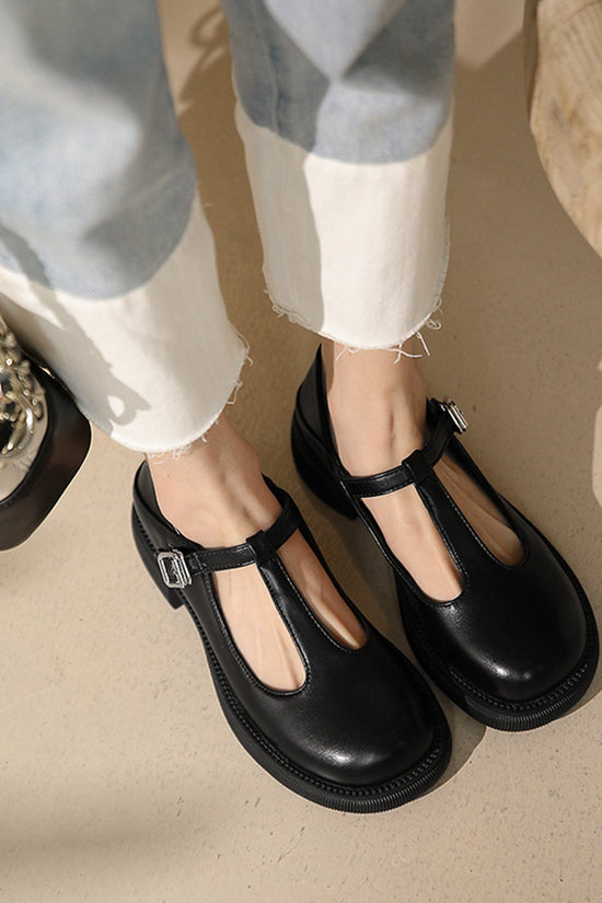 Women’s Shallow-Mouth Mary Jane Shoes CJ