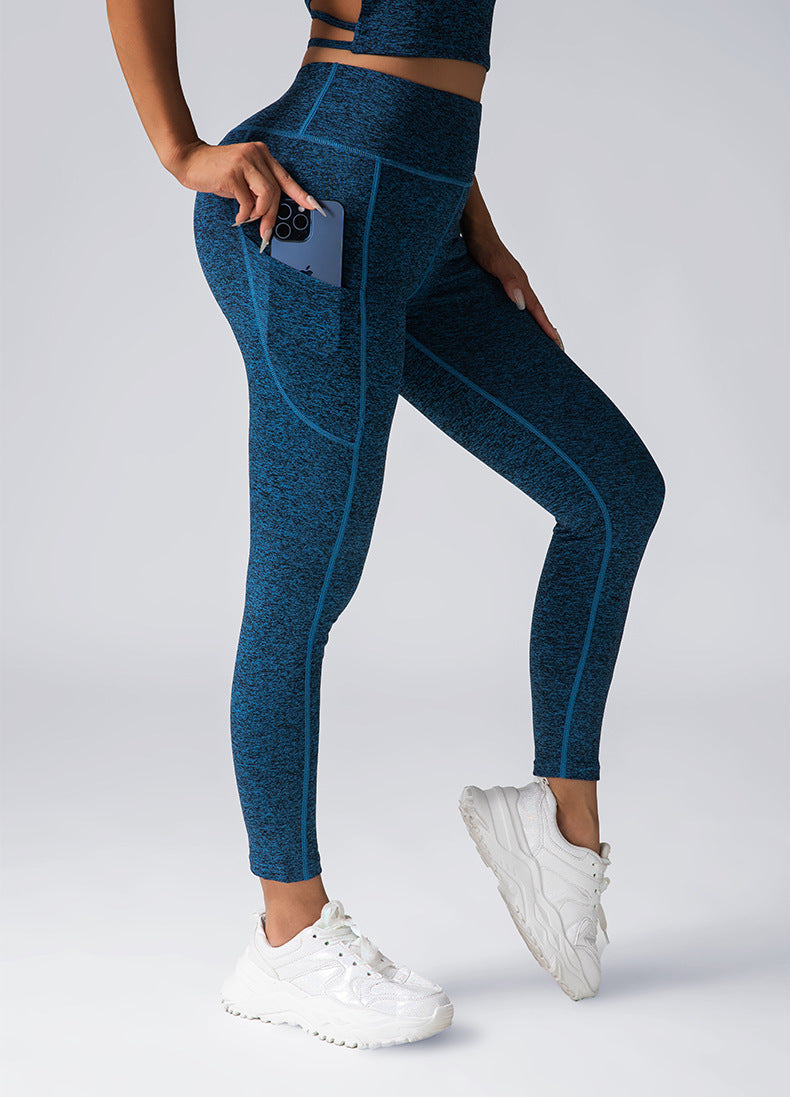 Women’s Two Piece Workout Set – High Waist Leggings with Sports Bra CJ US