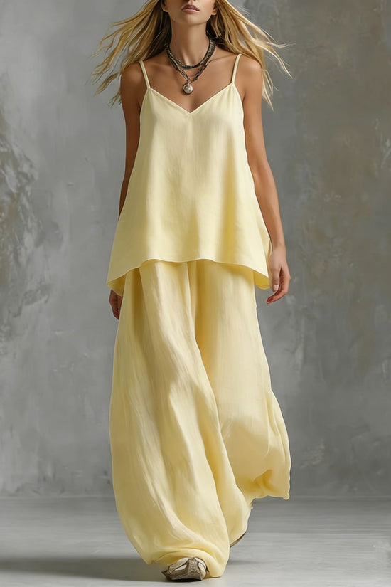 Solid-color Sleeveless Elegant Womens Suit 