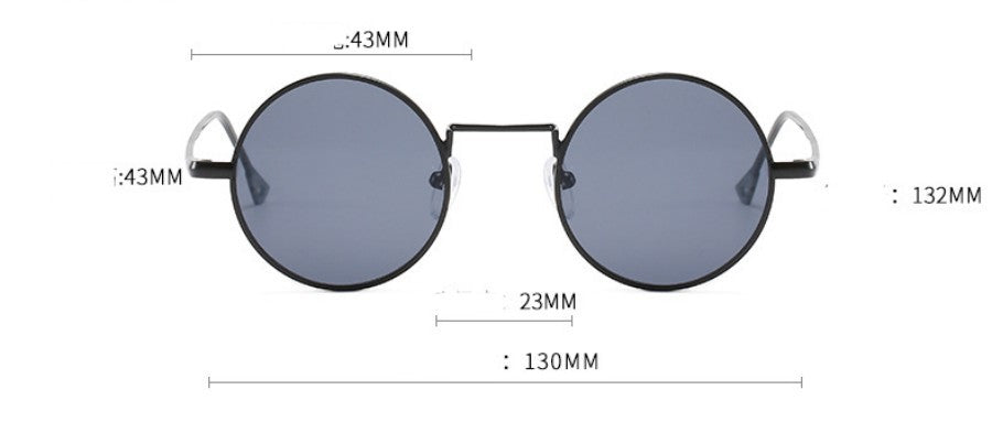 Steampunk Sunglasses – Retro Round Gothic Shades