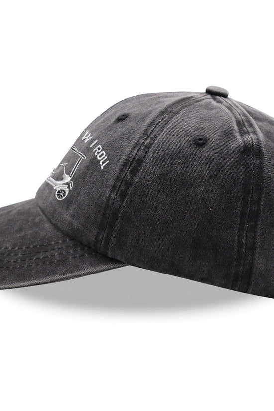 Funny Golf Cart Hat Adjustable Baseball Cap 